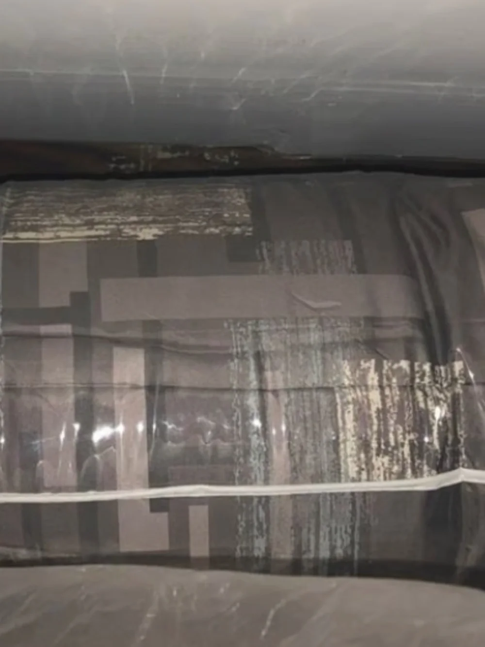 NEW JCPenney 6 Piece comforter Bed in bag Set pillow LARSON Geo Print Gray QUEEN